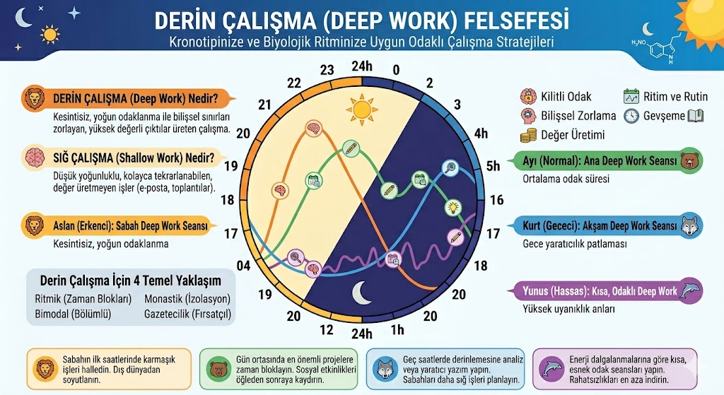 derin çalışma, deep work nedir, odaklanma becerileri, üretkenlik artırma